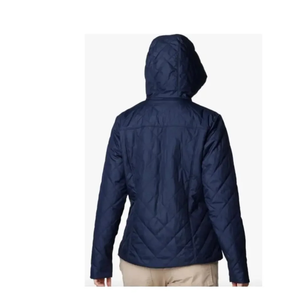 NWT Columbia Women's Copper Crest II Hooded Jacket Coat Blue XL